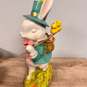 Easter Bunny Resin Statue with Chicks